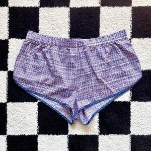 Victoria’s Secret Purple Patterned PJ Shorts S